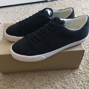 Madewell low-top canvas sneakers |black|brand new